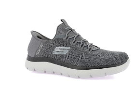 SKECHERS SUMMITS KEY PACE<br>Gris Foncé