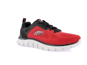SKECHERS TRACK BROADER<br>Rouge Noir