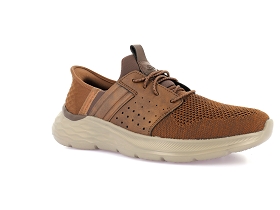 SKECHERS GARNER NEWICK<br>Marron Foncé