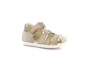 GEOX SANDAL MACCHIA GIR B254WB<br>Beige Or