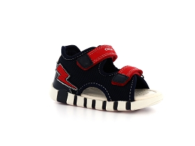 GEOX SANDAL IUPIDOO B455PA<br>Marine Rouge