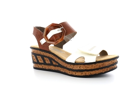 RIEKER 68176<br>Blanc-Marron