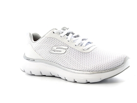 SKECHERS FLEX APPEAL 5.0 UPTAKE<br>Blanc Argent