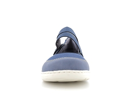 Rieker Femme 51990 Ballerines, Bleu, 36 EU