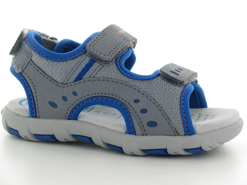 Chaussures du Chateau Geox nu pied geopineta j9264a 24 39 gris bleu garcon