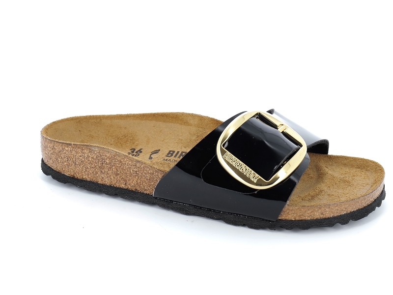 Birkenstock madrid big buckle vernis noir online