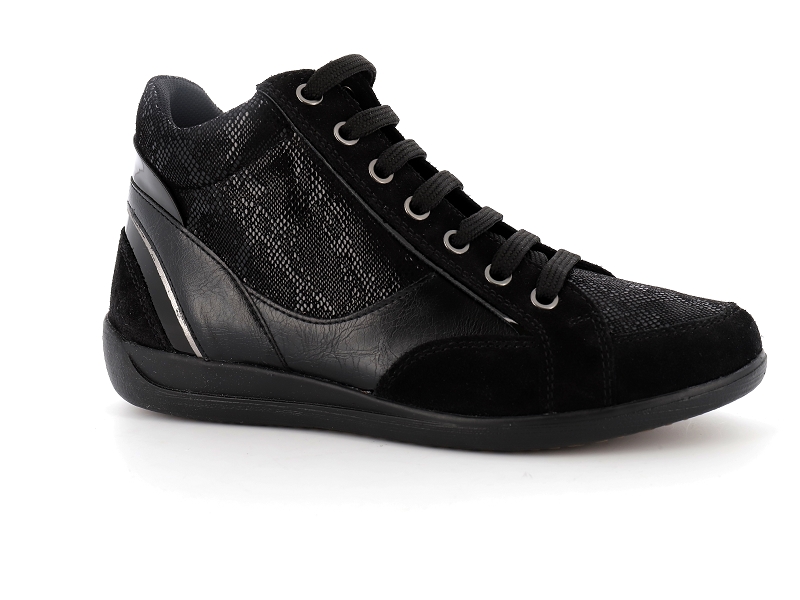 Geox D MYRIA D1668A Matieres combinees Noir