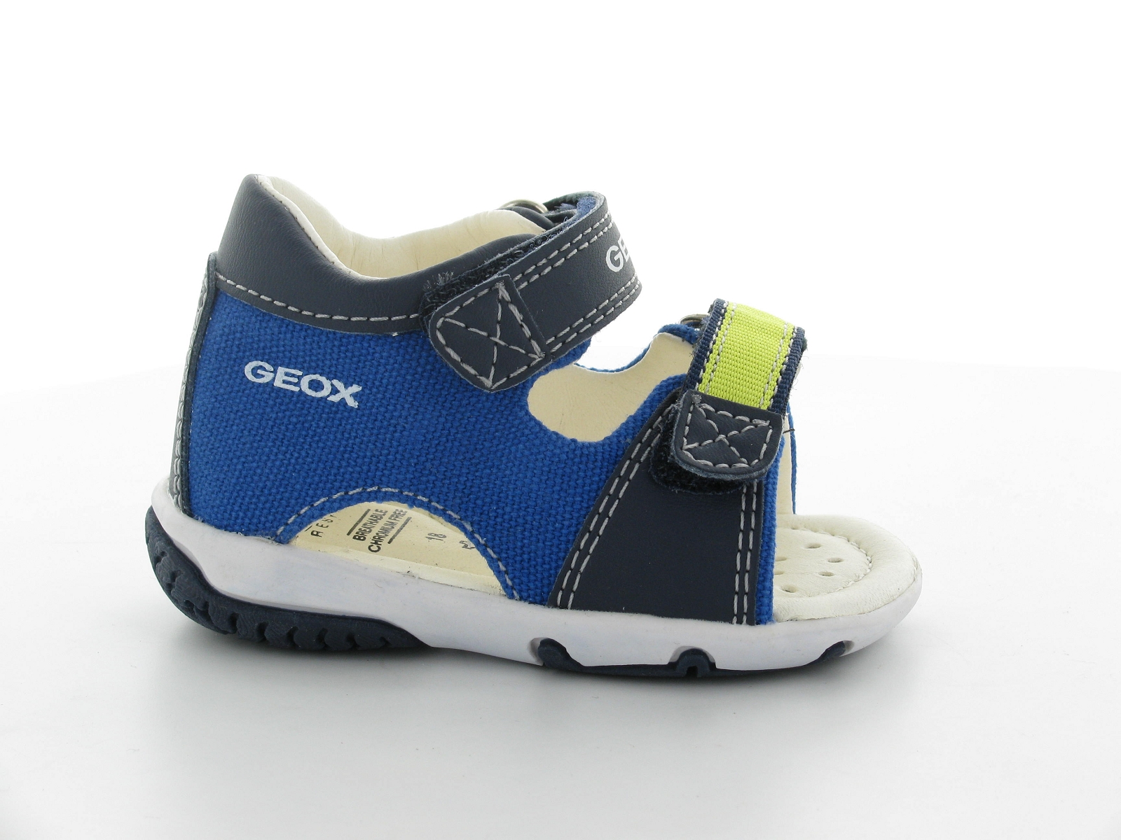 Chaussures du Château  Geox nu pied geohelba b82l8a 18 23 bleu