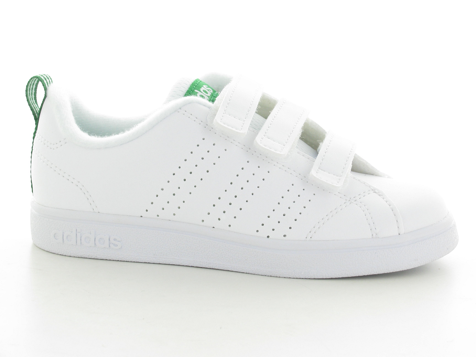 Chaussures du Chateau Adidas sneakers vs advantage clean e19 28 35 blanc vert garcon