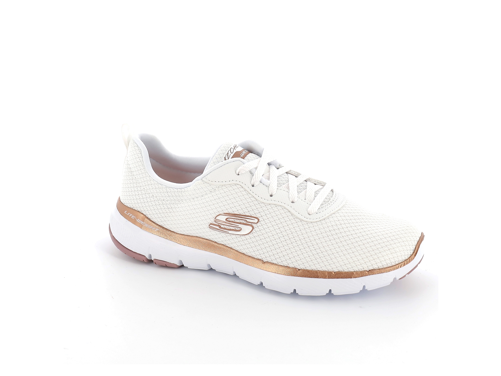Chaussures Du Chateau Skechers Sneakers Flex Appeal3 First Insight 3642 Blanc Femme