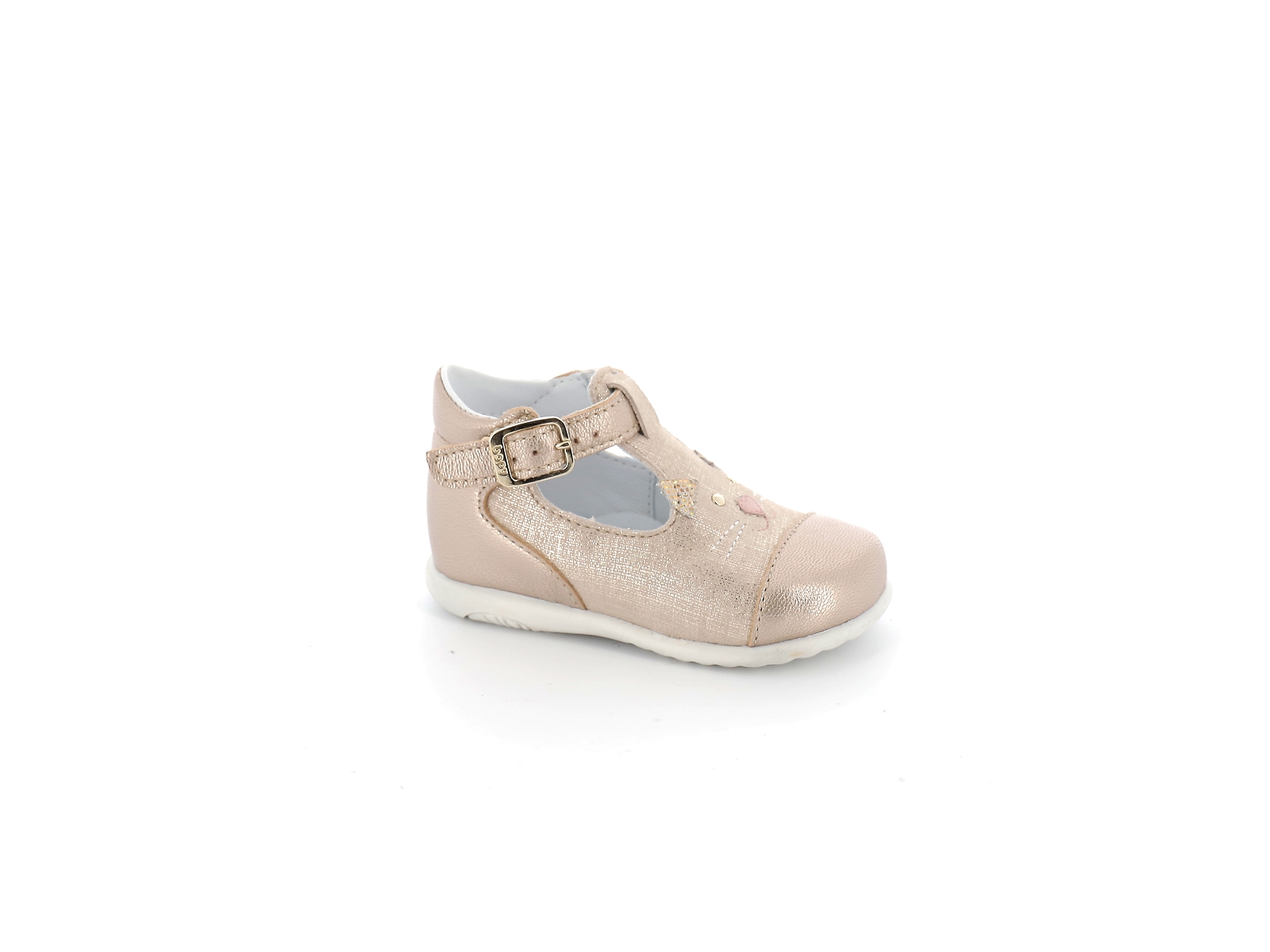 Chaussures du Chateau Bopy babies zecat 19 23 or bebe fille
