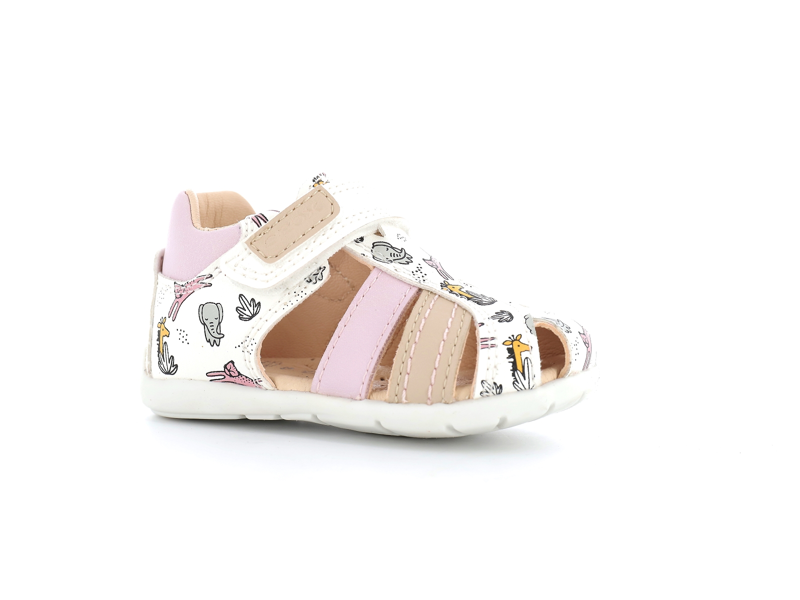 Chaussures du Château | Geox sandale geolik b151qd 18 26 blanc bebe fille