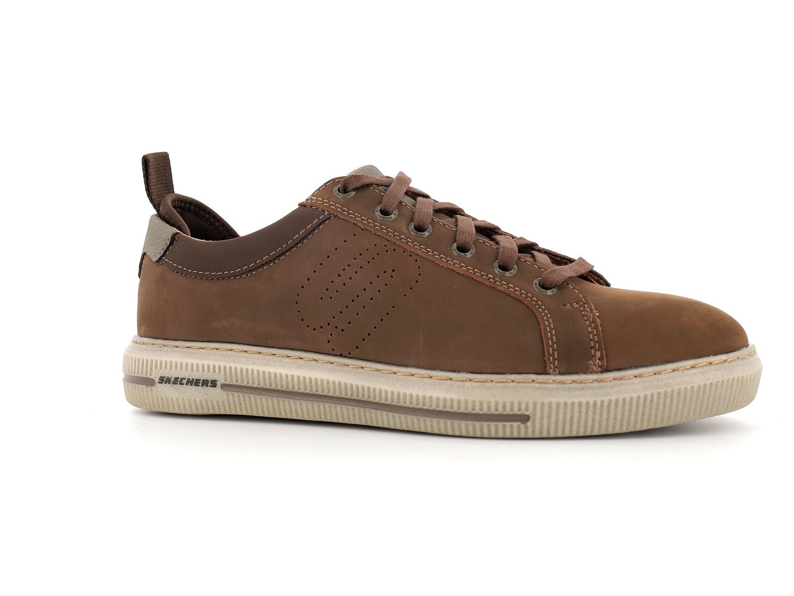 Chaussures skechers homme brun shop