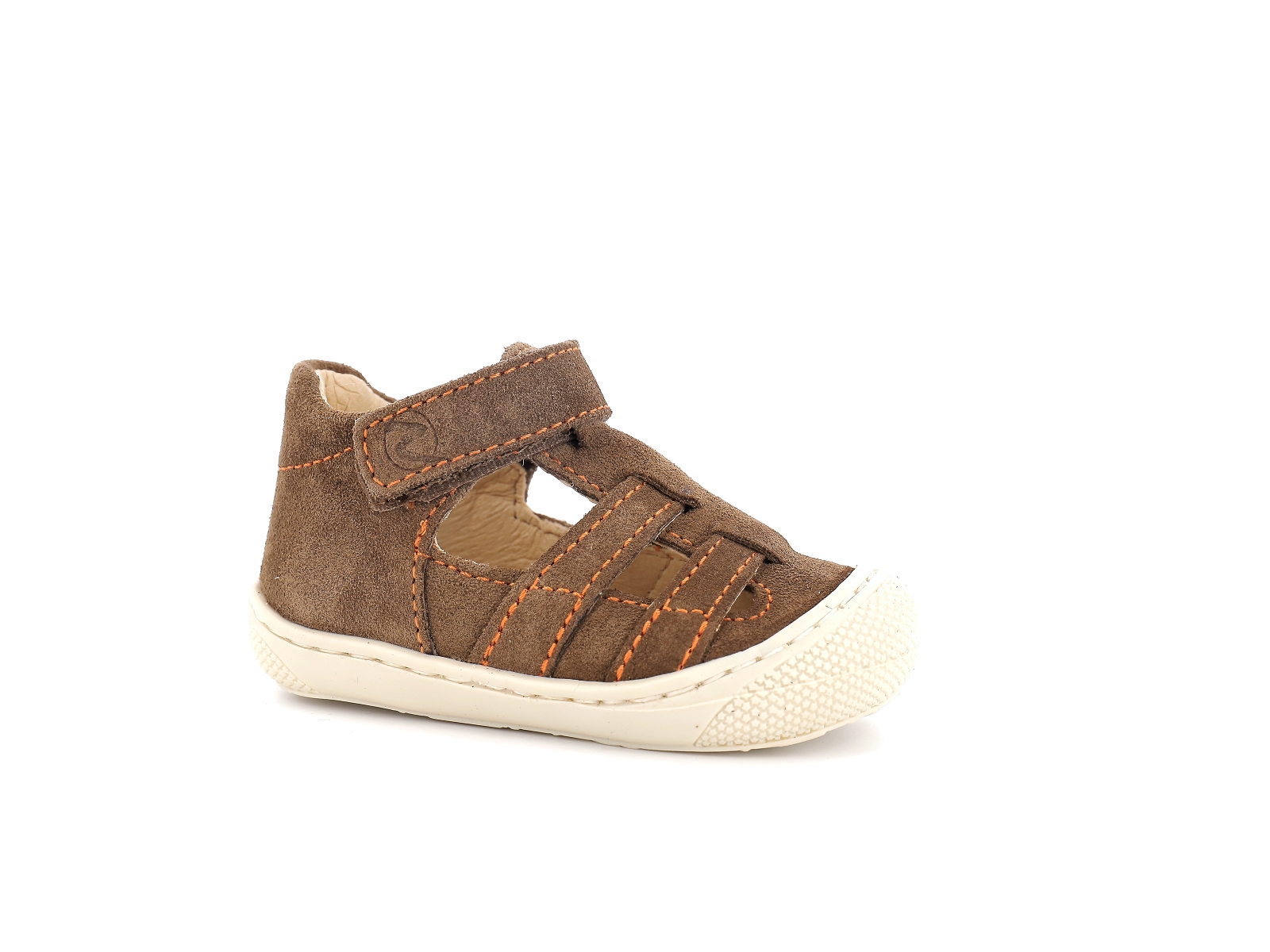 Chaussures du Chateau Naturino babies bede suede e22 17 23 marron fonce bebe garcon