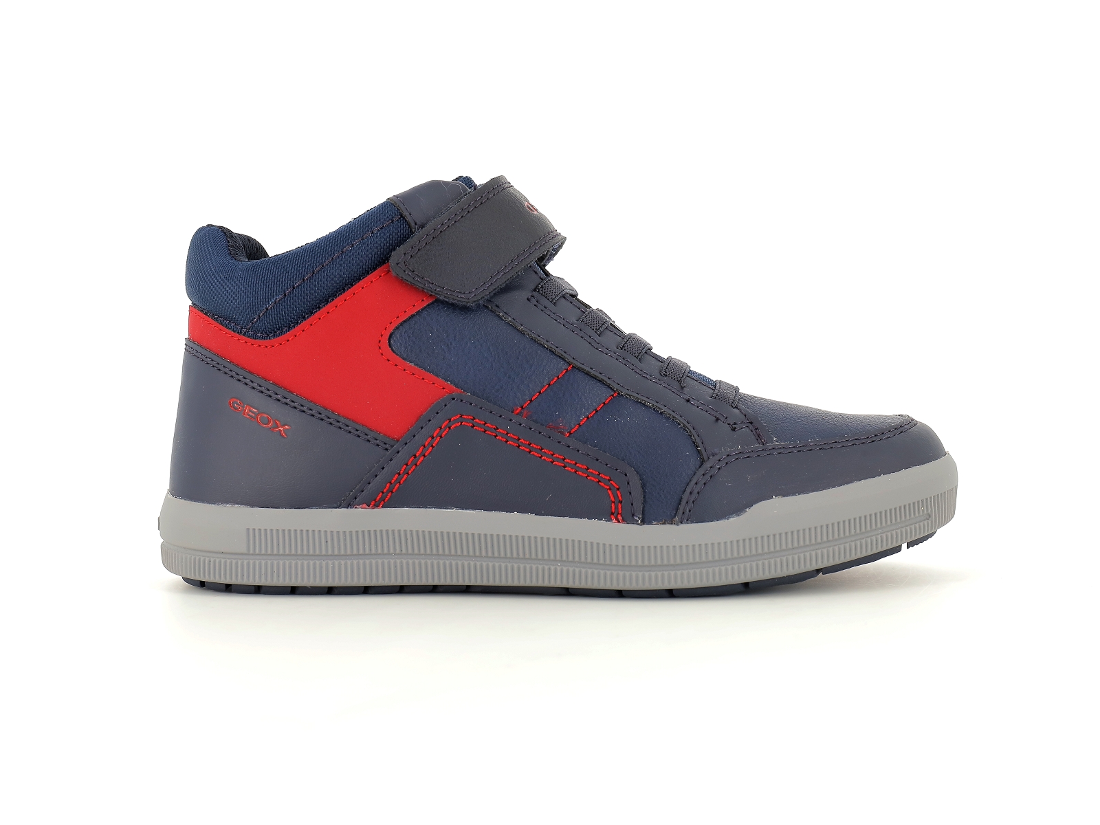 Chaussures du Chateau Geox montante detente geoteki j044aa h22 24 39 bleu rouge garcon