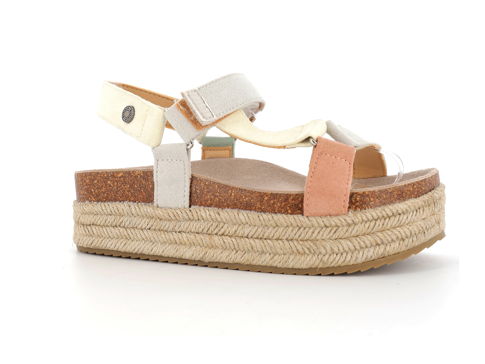 Chaussures du Chateau Refresh espadrille 79339 36 41 multi beige femme