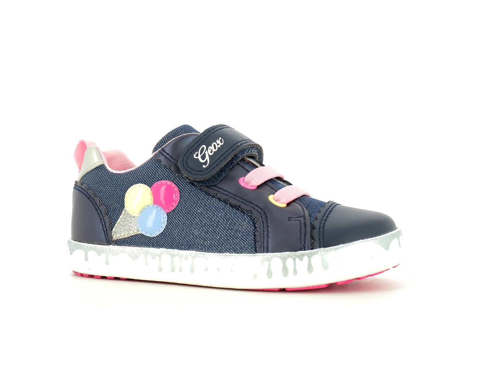 Chaussures du Château  Geox sneakers geocadoo b35d5b 24 27 marine bebe  fille