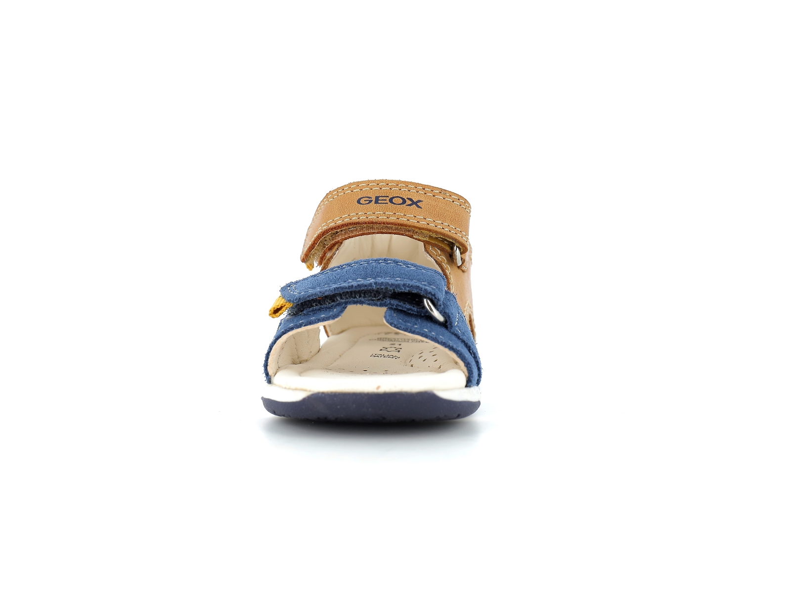 Chaussures du Chateau Geox nu pied geotobel b250xa e23 21 26 marron bleu bebe garcon
