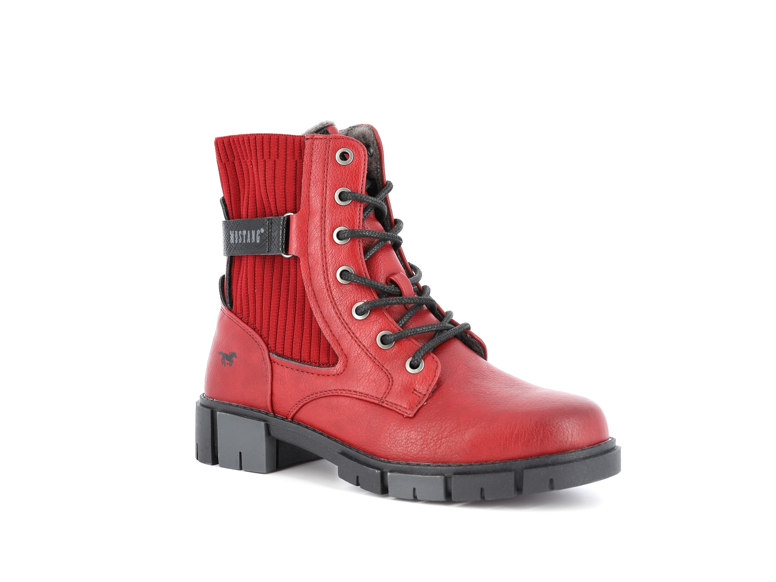 Bottes mustang rouge sales