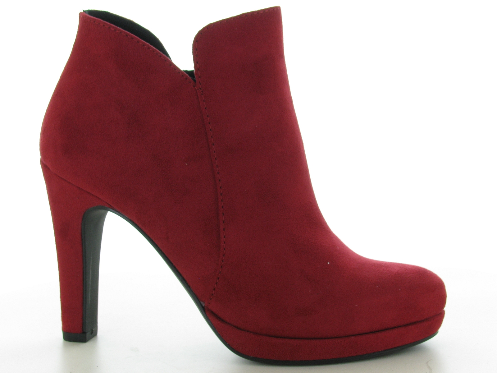 Chaussures du Chateau Tamaris bottes et bottines tashiba h20 25316 35 41 velours rouge femme