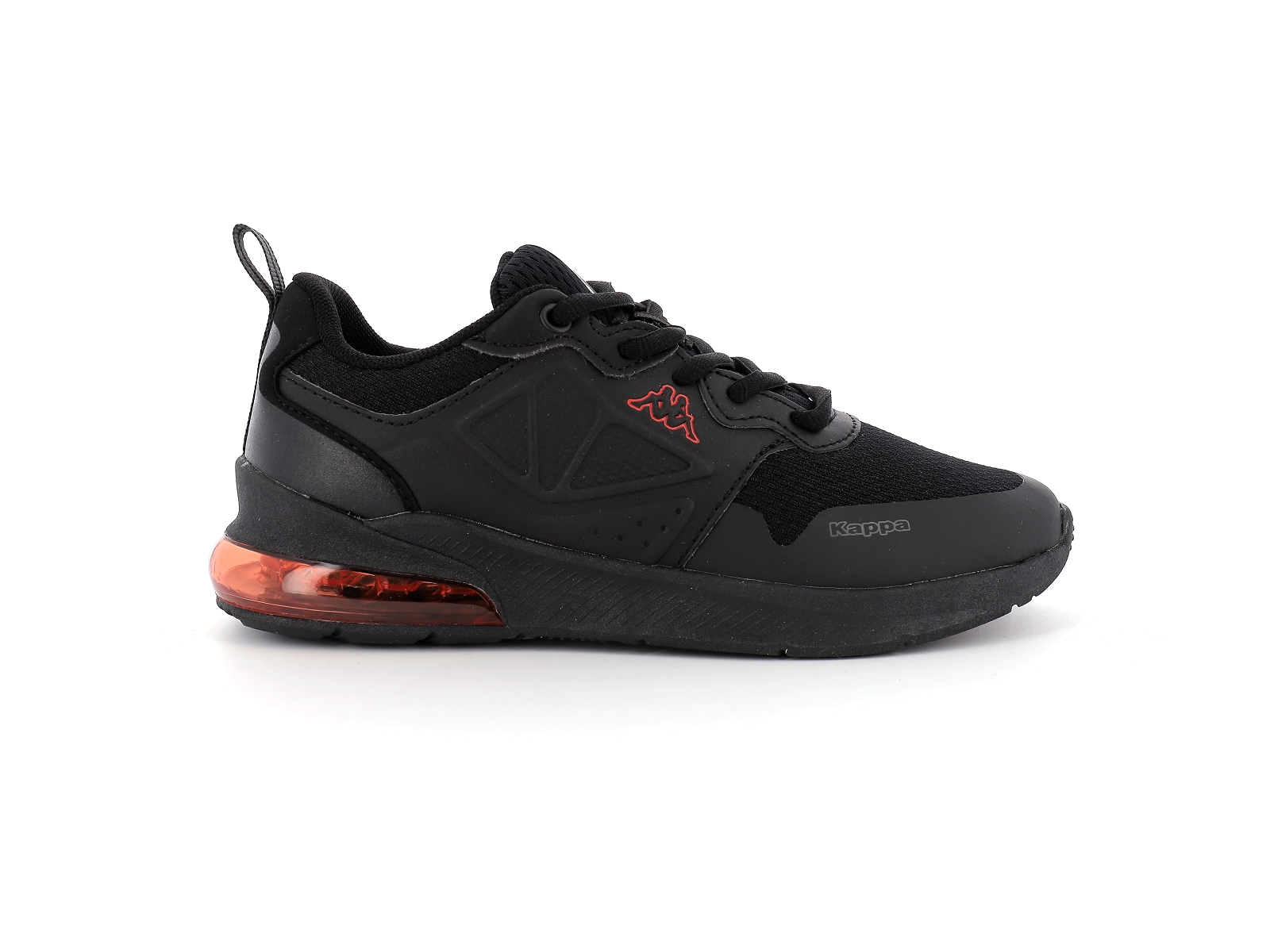 Chaussures du Chateau Kappa sneakers splinter lace 35 39 noir rouge garcon