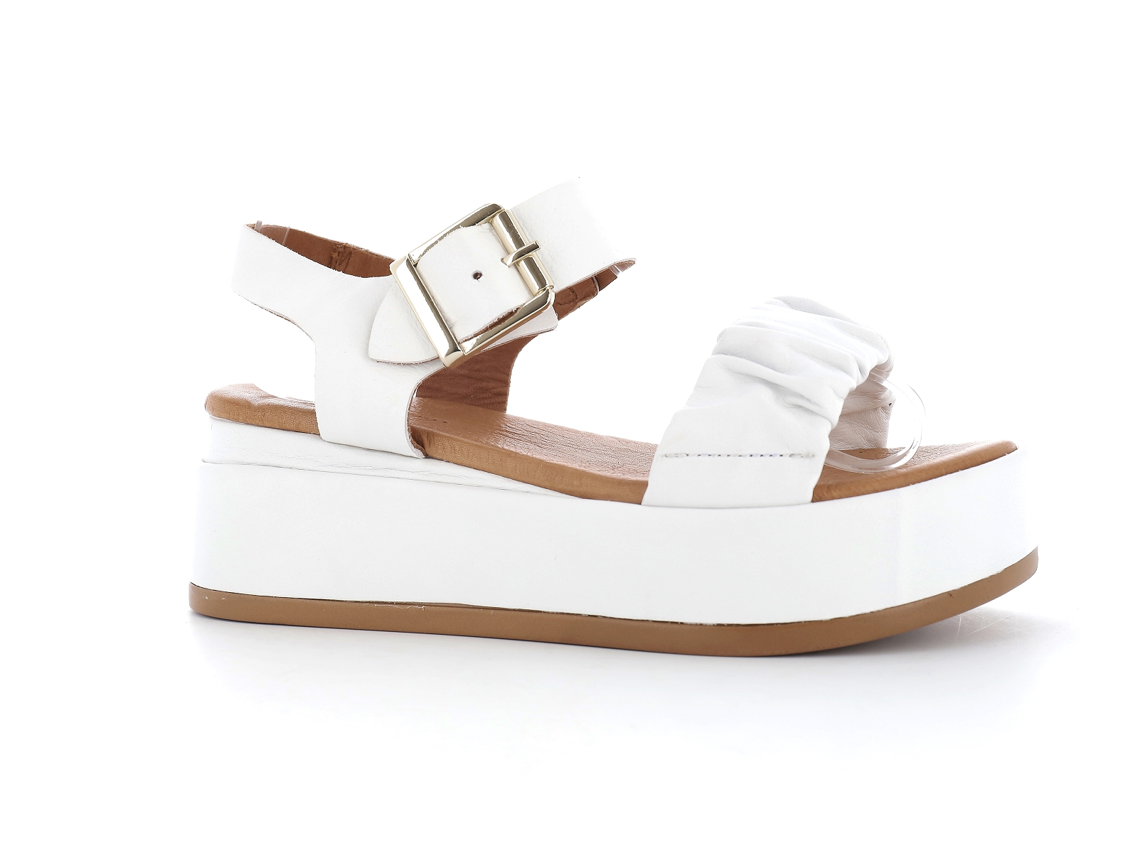 Chaussures du Chateau K brand nu pied galet 35 41 blanc femme