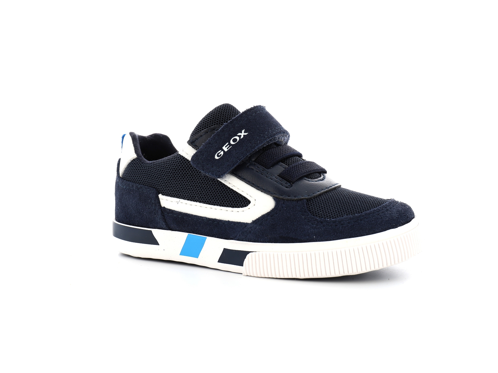 Chaussures du Chateau Geox sneakers geoclopika b45azb 22 27 marine blanc bebe garcon